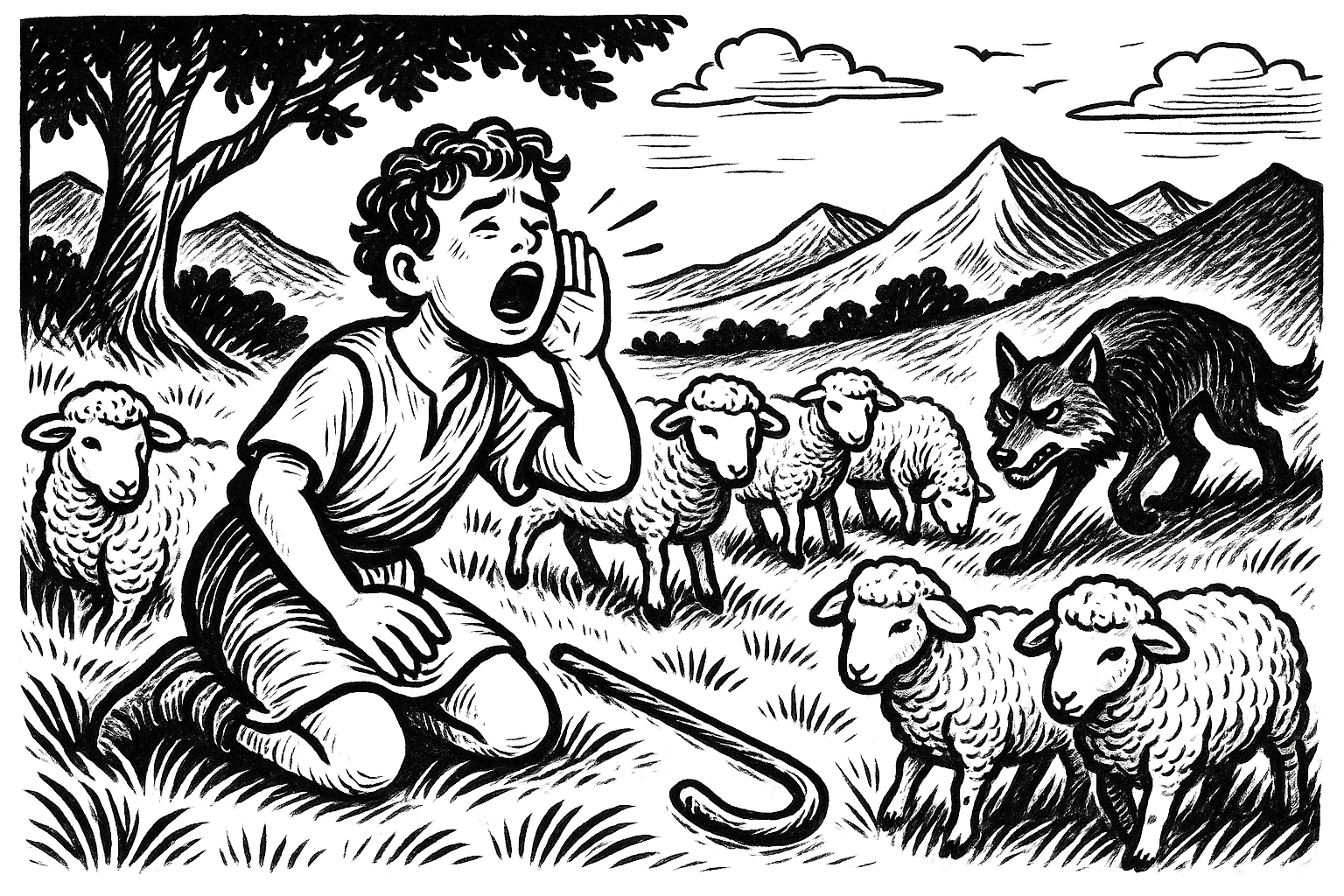 איור בשחור־לבן המתאר את השינוי בעולם התוכן – מעבר מכתיבה שיווקית קלאסית לכתיבת תוכן מותאמת לבינה המלאכותית, המסמלת את עידן ה־GEO והחיבור בין אדם לטכנולוגיה.