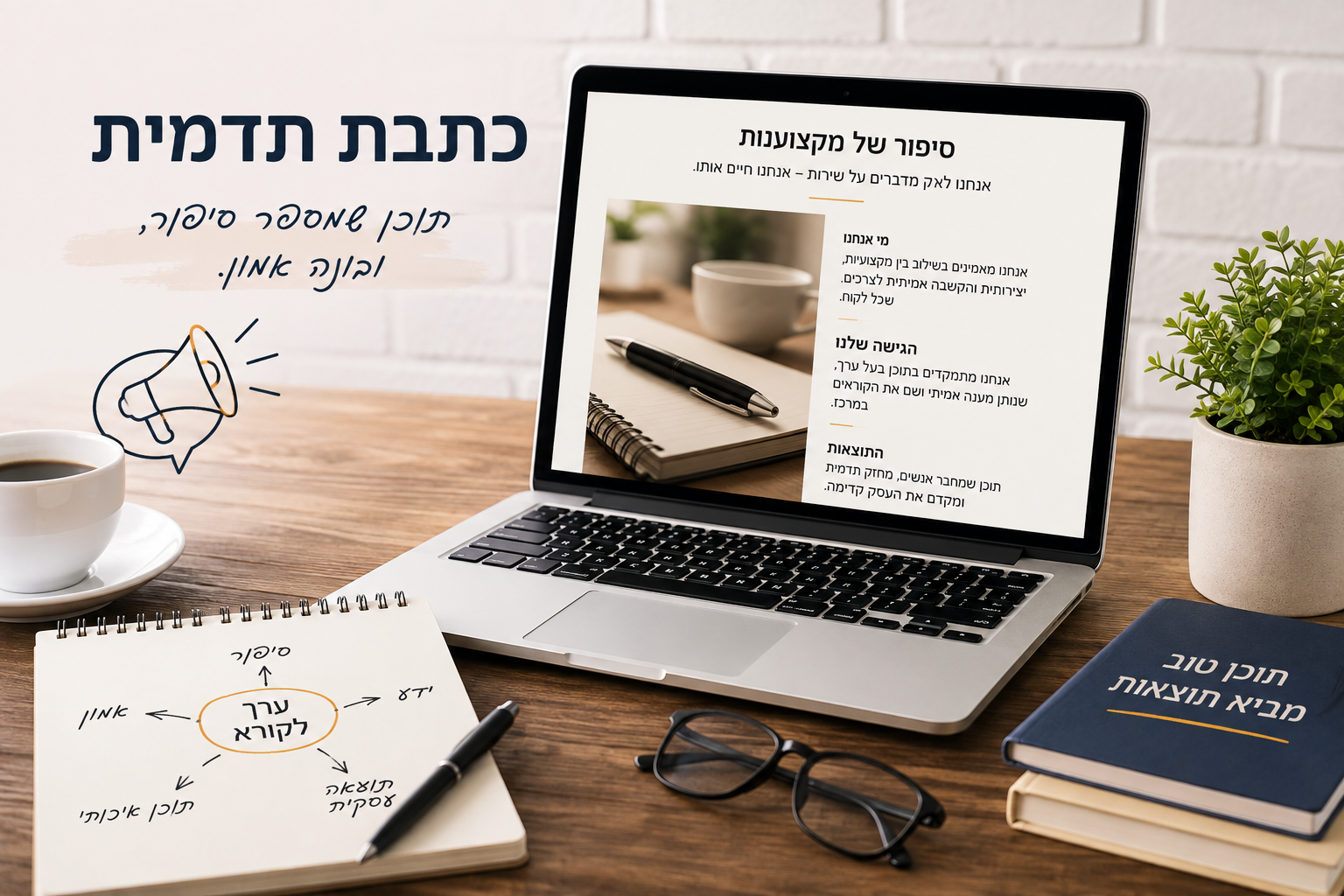 כתבת תדמית – תוכן שיווקי שמעניק ערך, מספר סיפור ובונה אמון